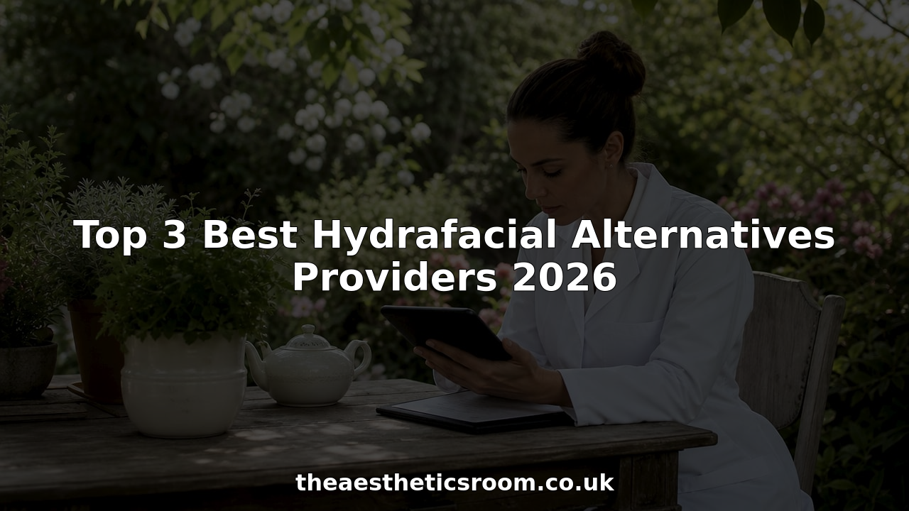 Aesthetic practitioner reviewing notes in clinic