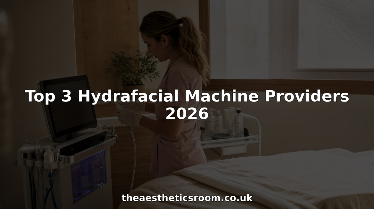 Skincare specialist preparing Hydrafacial machine