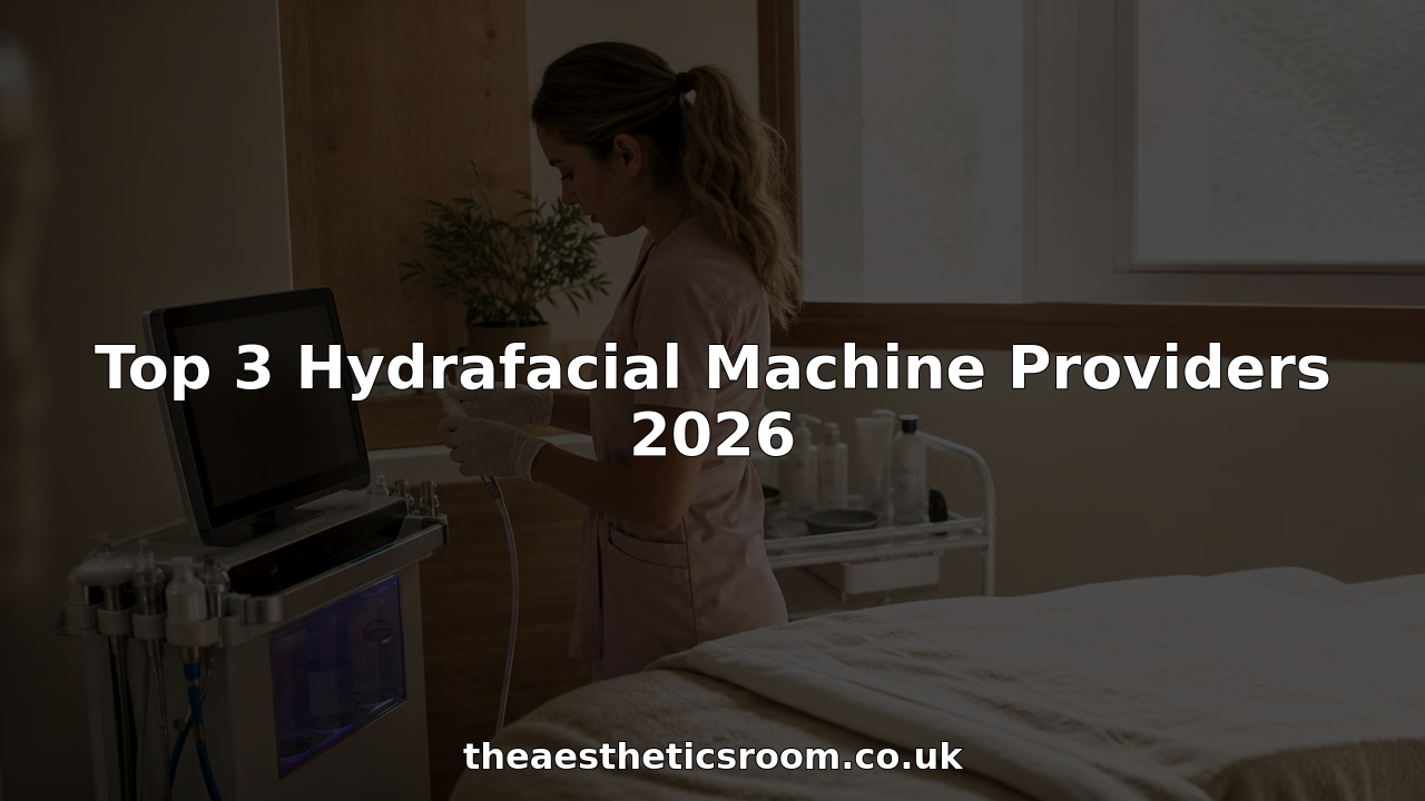 Skincare specialist preparing Hydrafacial machine