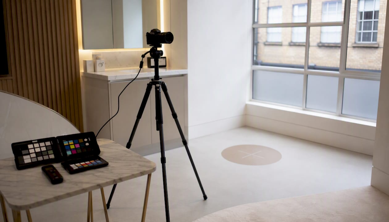 Photography setup for clinic before after gallery