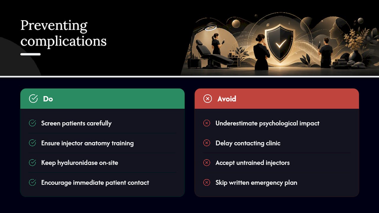 Why most complications are preventable, not inevitable — overview diagram