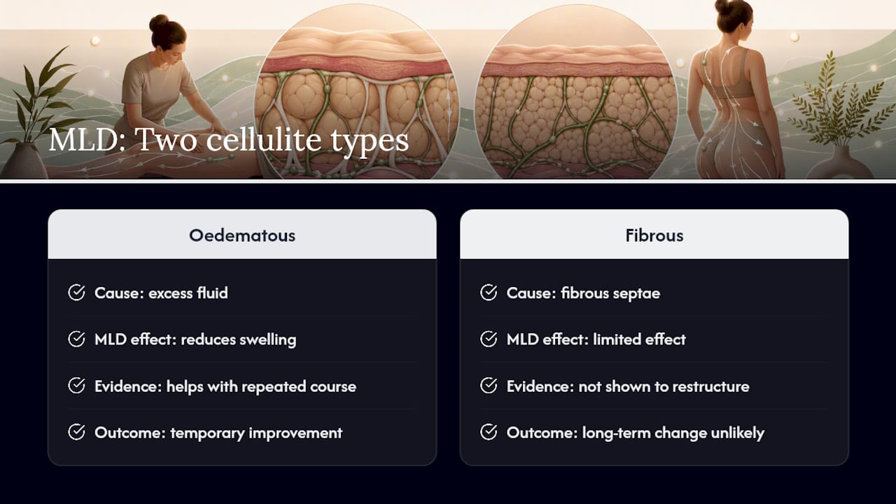 Why the "quick fix" narrative around cellulite persists — overview diagram