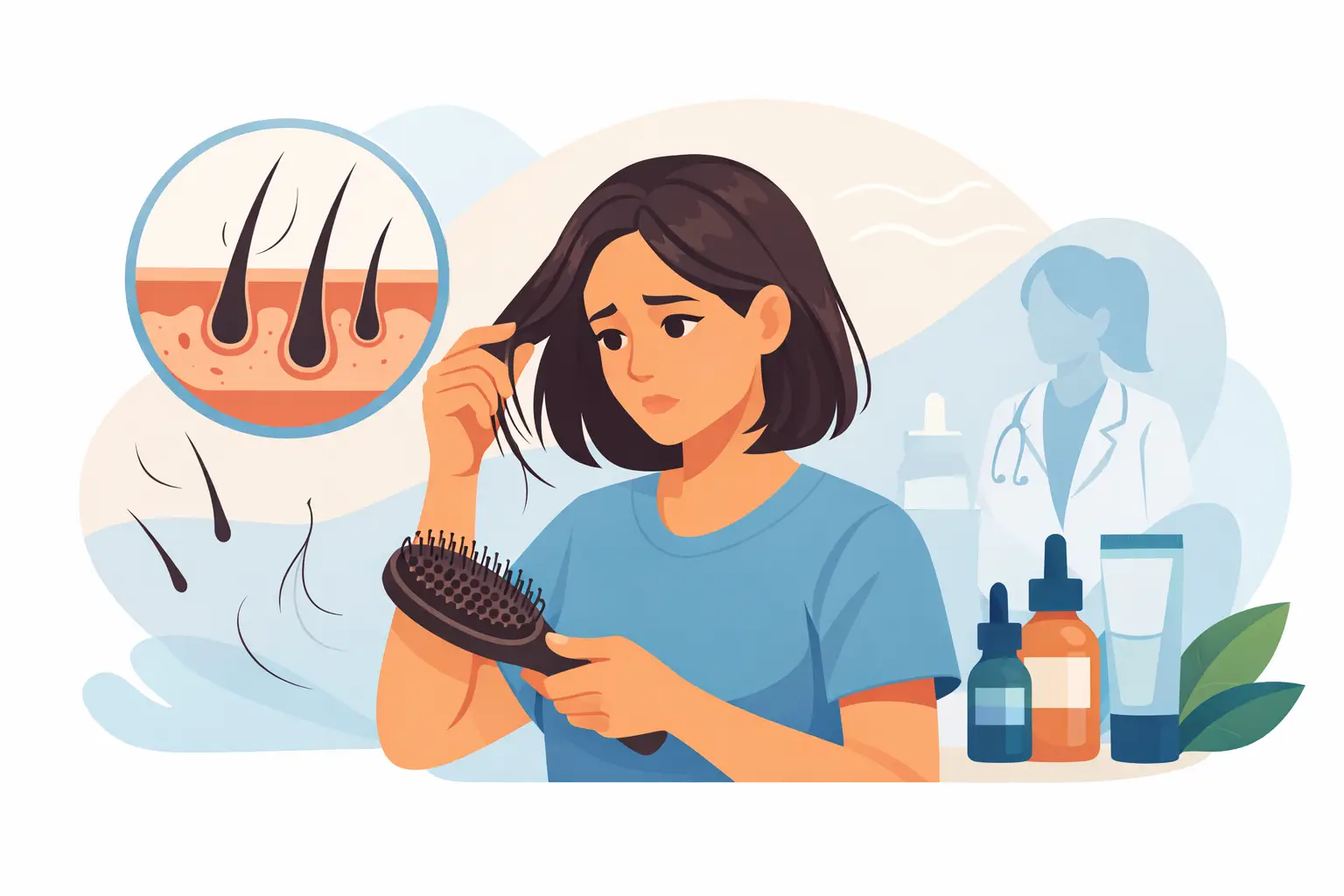 How to Treat Early Hair Shedding Safely